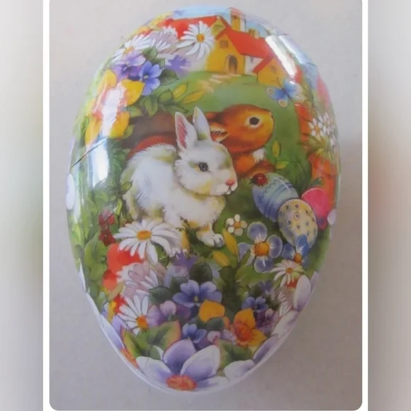🍒 VINTAGE GERMAN PAPER EGG - Picture 2 of 14